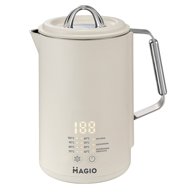 Електрочайник Magio MG-516 1.5 л белый Киев - изображение 1
