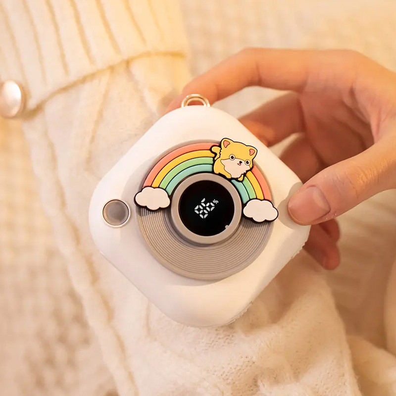 Уценка Портативное ЗУ Power Bank GXZ-N11 2in1 with cable с обогревателем для рук 5000 mAh Херсон - зображення 2