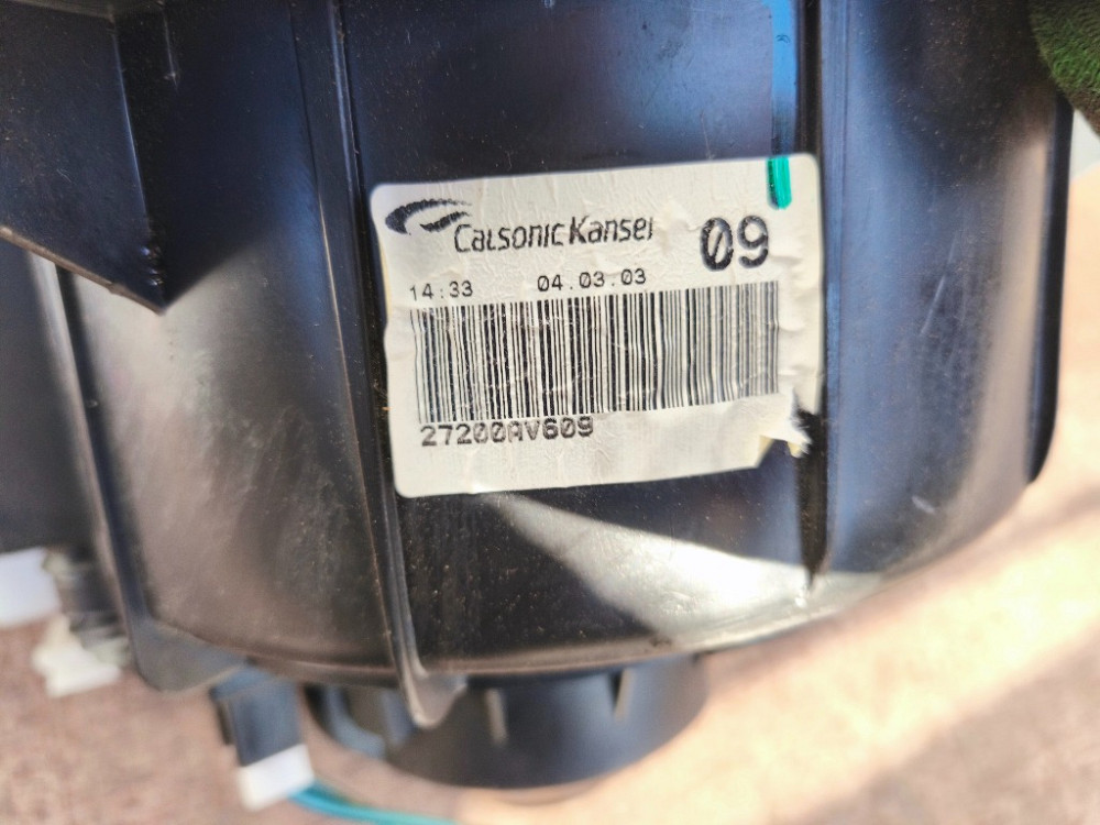 Моторчик (вентилятор) печи Nissan Primera P12 2001-2007 (27200AV609) Ковель - зображення 2