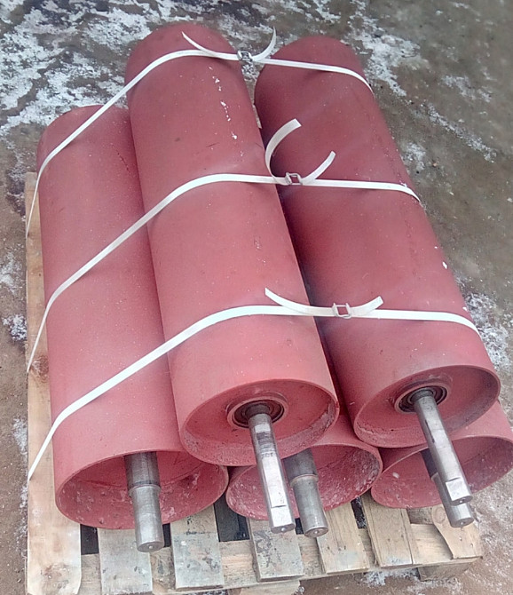 Ролик конвейерный усиленный  57х460  , ролики транспортерные Київ - зображення 7