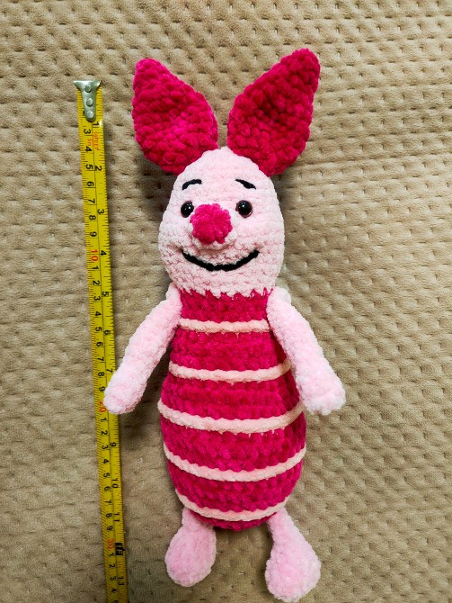 П'ятачок Хрюня поросятко герой  Вінні Пуха  іграшка м'яка в'язана Нововолынск - изображение 2