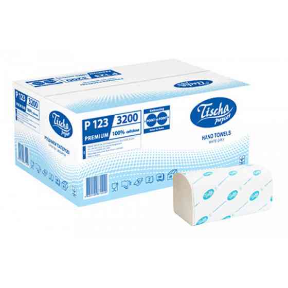 Бумажные полотенца целлюлоза белая(20 пач *160 л) Р123 Київ