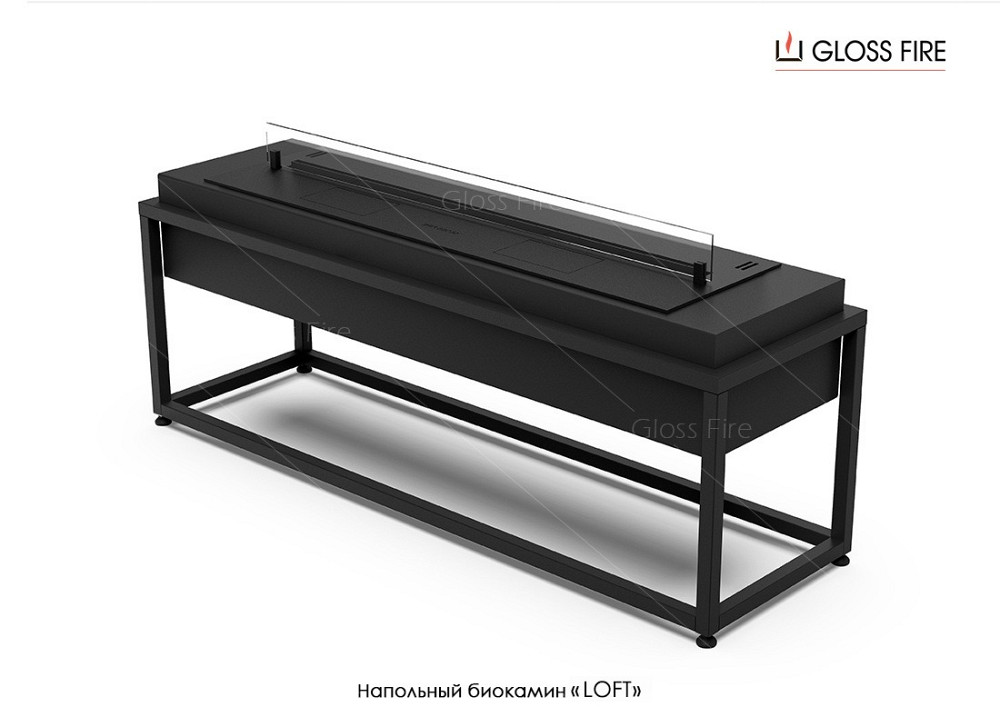 Підлоговий біокамін Loft 850 Gloss Fire Харьков - изображение 5