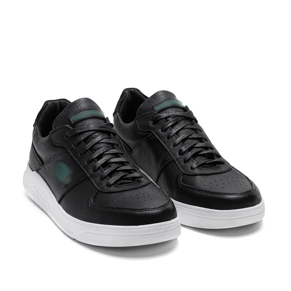 Мужские кожаные кроссовки Baseshot Black Київ - зображення 3