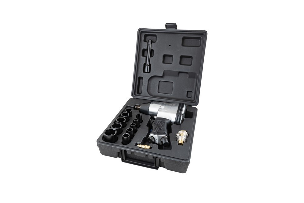 Гайковерт ударный пневматический WERTVOLL 1/2" 7000 об/мин 215 л/мин 6.3 bar 340 Нм реверс TPR покры Харьков - изображение 8