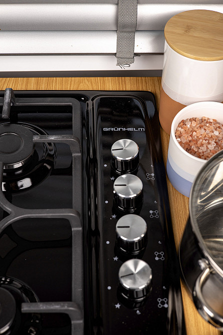 Газовая варочная поверхность GRUNHELM GHGW 0229 MB WOK (2 конфорки, чугун. газ контроль) 143074 Киев - изображение 10