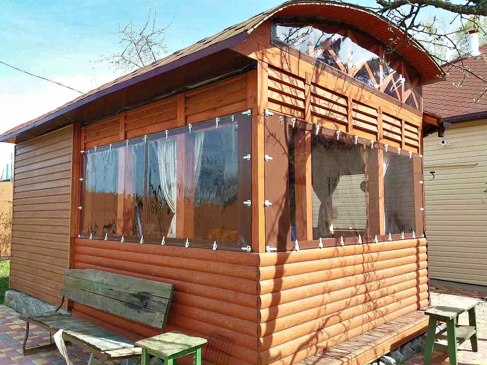 Прозорі штори для альтанок ( 2025 ) Київ - зображення 2