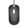 Мишка GEMBIRD MUS-4B-06-BS USB Black/Silver (Код товару:42657) Харьков