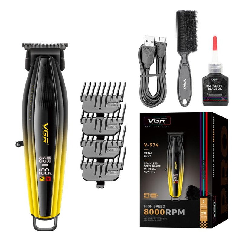 Триммер VGR V-974 GOLD 7 Вт золотистый Київ - зображення 1