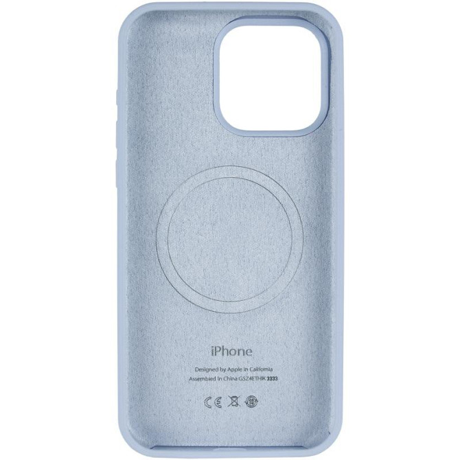 Чехол Silicone Case Full Protective (AA) V2 with MagSafe для Apple iPhone 15 Pro (6.1") Херсон - зображення 3