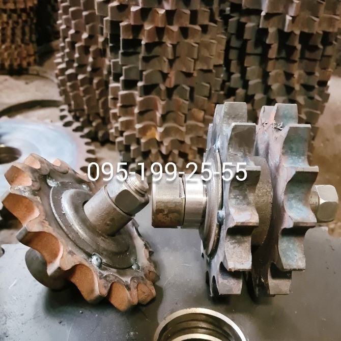 Зірочка натяжна z-14 (подвійна) ПРТ-10; зірочка натяжна z-14 (одинарна) ПРТ-10 Днепр - изображение 1