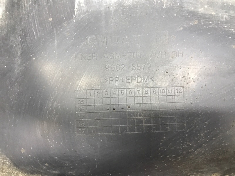 Подкрылок передний правый Chevrolet Captiva 2006-2011 96623572 (Арт. 58253) Киев - изображение 6