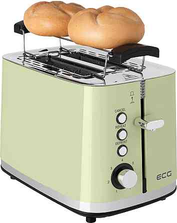 Тостер ECG ST 2766 Vintage Olive 925 Вт оливковый Киев