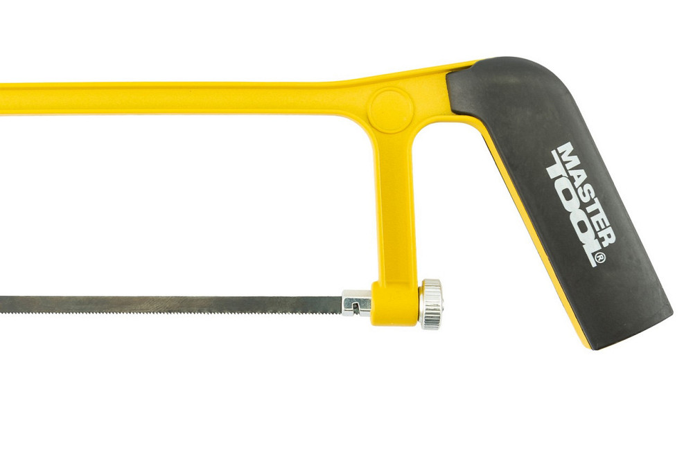 Ножовка по металлу MASTERTOOL 150 мм алюминиевая рукоятка с покрытием TPR flex полотно 12.5 мм 24TPI Харків - зображення 3