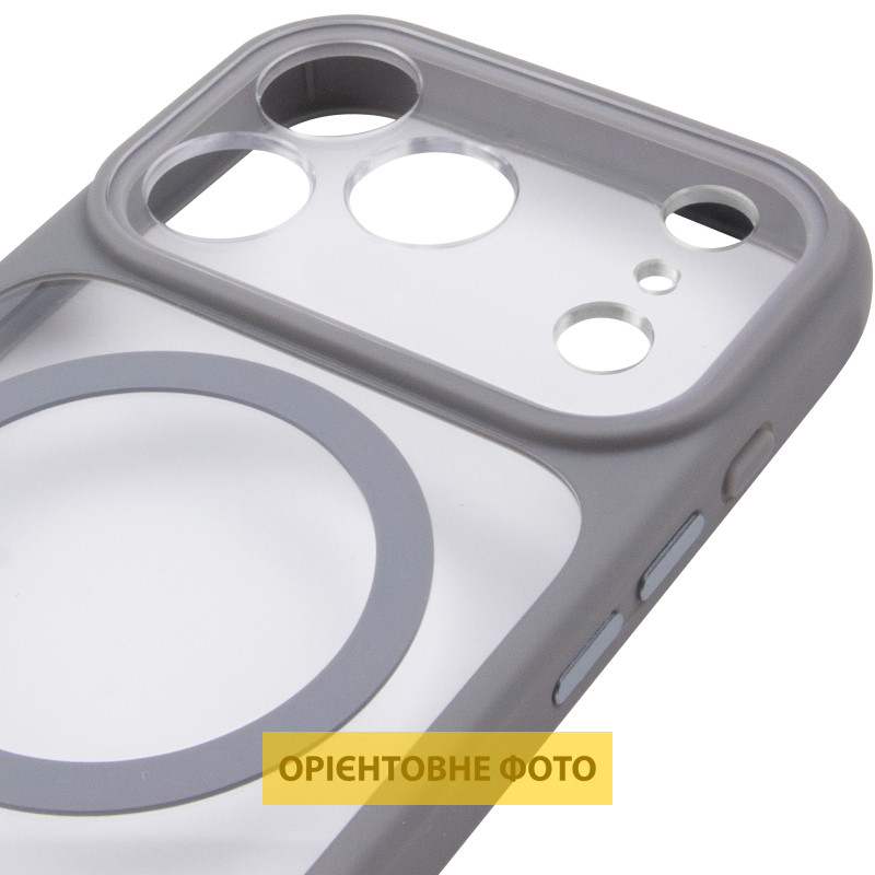 Чехол TPU+PC GETMAN Moon Clear with MagSafe для Apple iPhone 15 Pro (6.1") Херсон - зображення 5