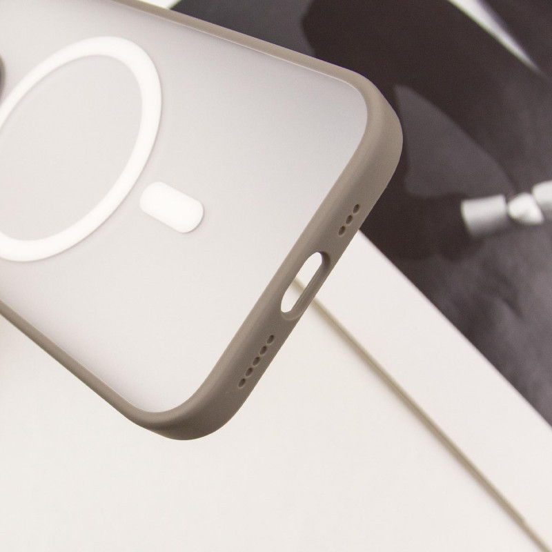 TPU+PC чехол Blueo Skin Friendly Frosted with MagSafe для Apple iPhone 16 Pro (6.3") Херсон - зображення 7