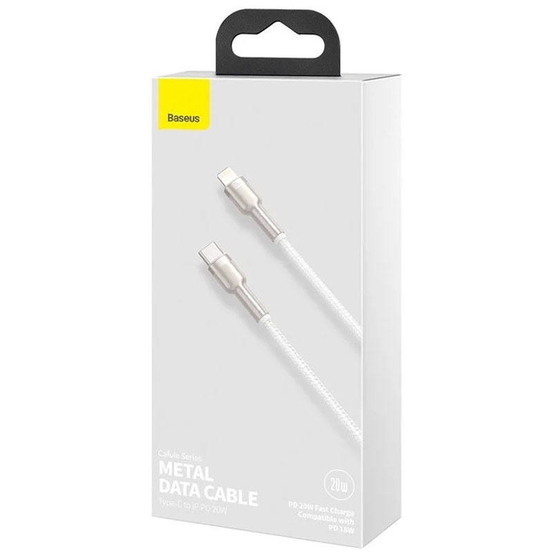 Дата кабель Baseus Cafule Series Metal Type-C to Lightning PD 20W (2m) (CATLJK-B) Херсон - зображення 3