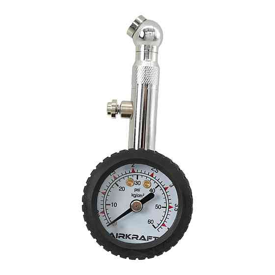 Манометр шинный 0-60 psi (4 bar)  AIRKRAFT TPGD0060-S Харьков