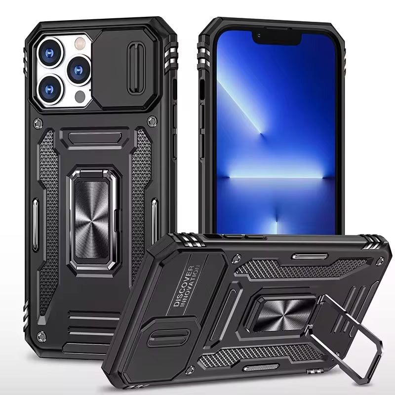 Ударопрочный чехол Camshield Army Ring для Apple iPhone 13 Pro (6.1") Херсон - зображення 1