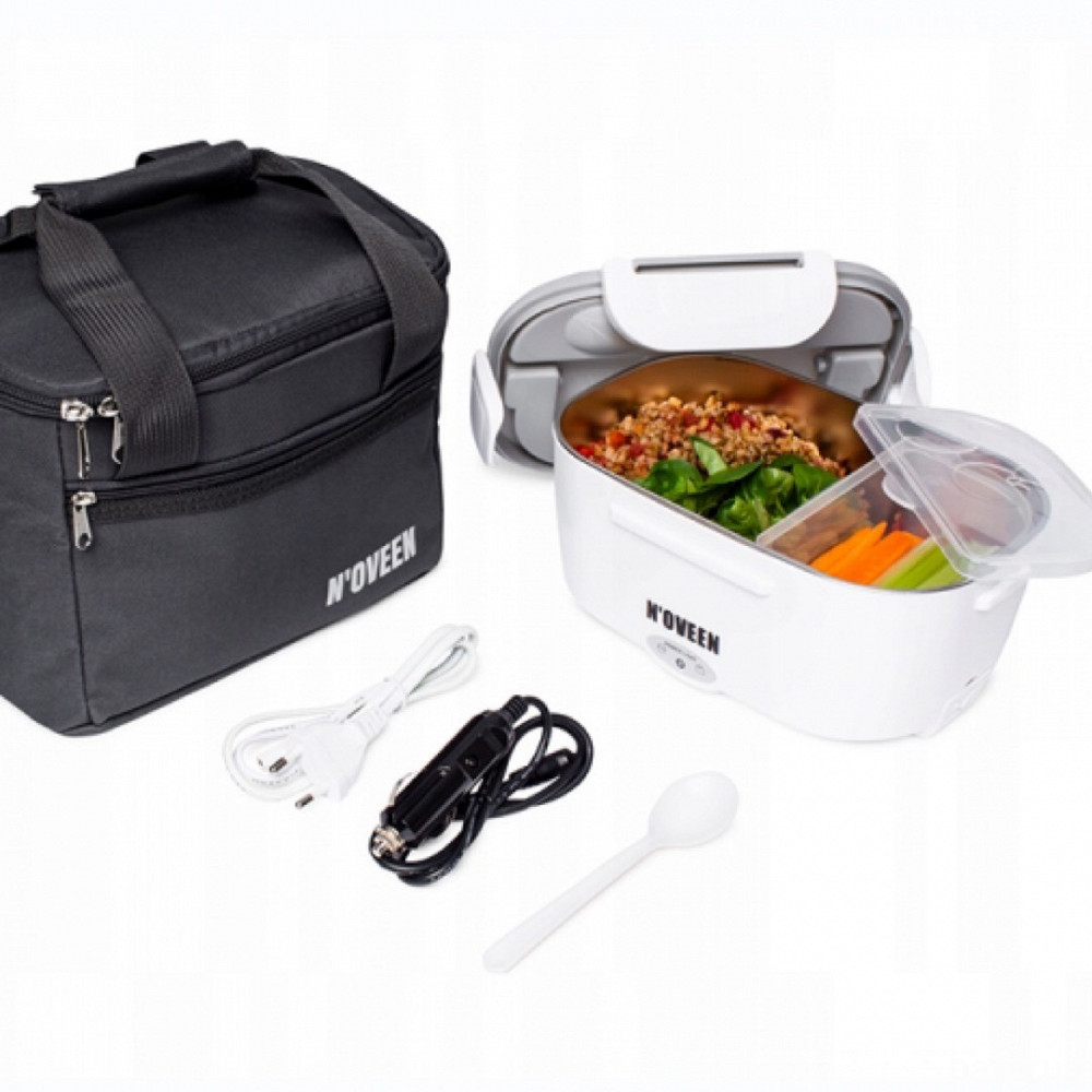 Ланч-бокс с подогревом от  220В/24В/12В с термосумкой Noveen LB430 Blue Одеса - зображення 9