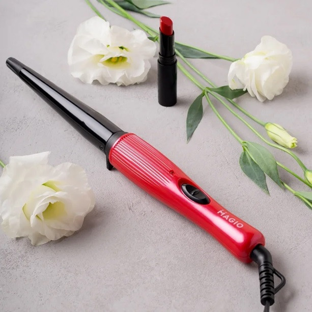 Плойка для волос Magio MG-675 30 Вт красный Київ - зображення 2