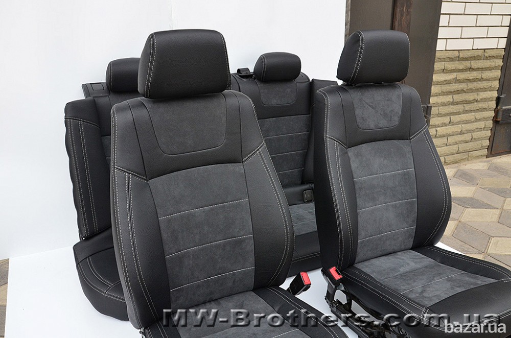 Автомобильные чехлы линейки Leather Для BMW X1 (E84) Чернівці - зображення 3