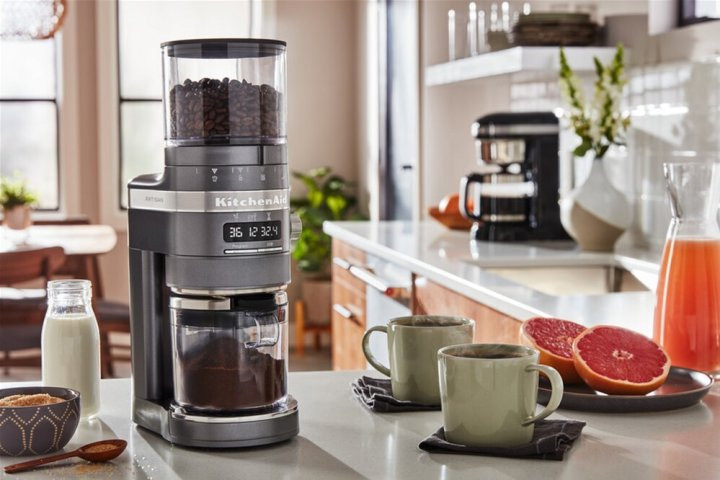 Кофемолка KitchenAid Artisan 5KСG8433EMS 150 Вт серая Київ - зображення 8
