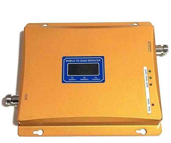 Усилитель мобильной связи и интернета трехдиапазонный SL-1770-GDW 900/1800/2100 МГц, 300-400 кв. м. Дніпро