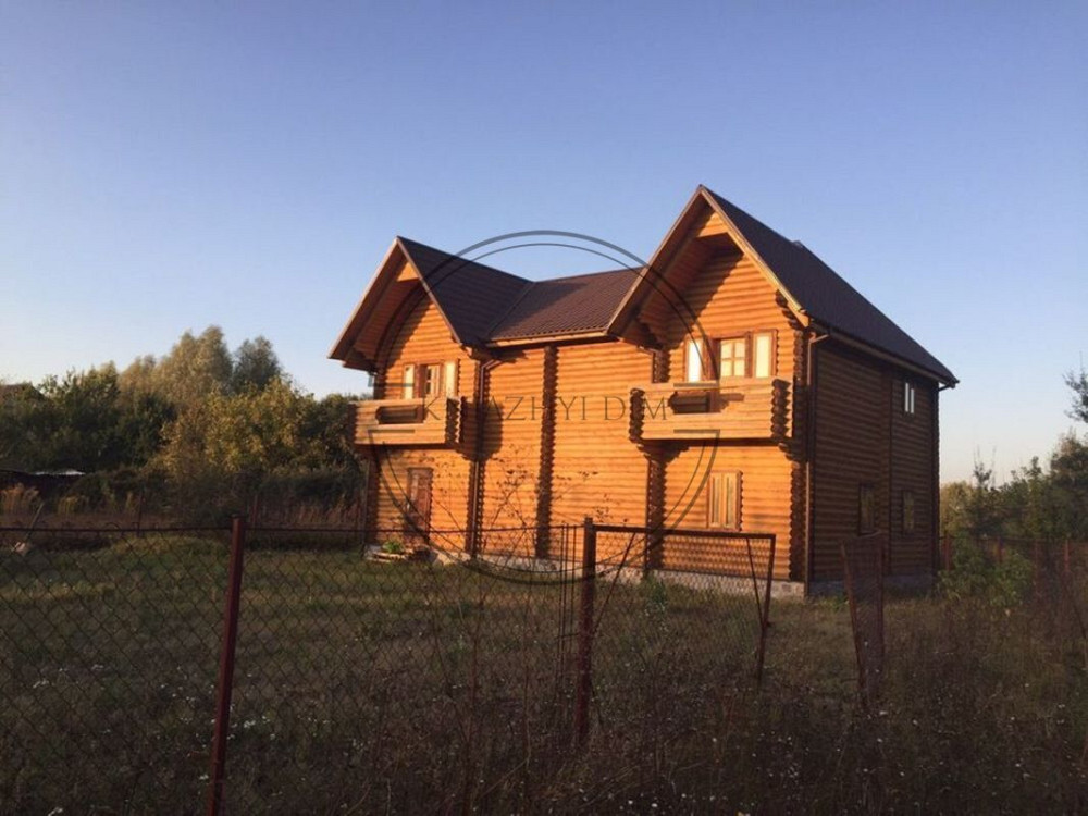 Продам дом сруб 250 м2 без ремонта 10 соток с. Старые Безрадычи Обуховский р-н Киев - изображение 2