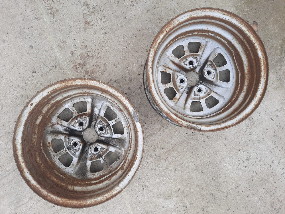 ретро стальные диски Диски R13 4x100 GM Дніпро - зображення 10