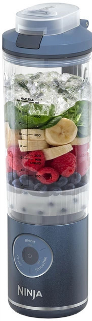 Фитнес-блендер аккумуляторный Ninja BC251EUNV 150 Вт голубой Киев - изображение 5