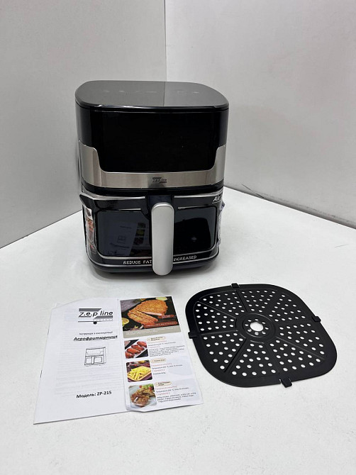Аэрогриль мультипечь Zepline ZP-215 8 л 3500 Вт черный Київ - зображення 3