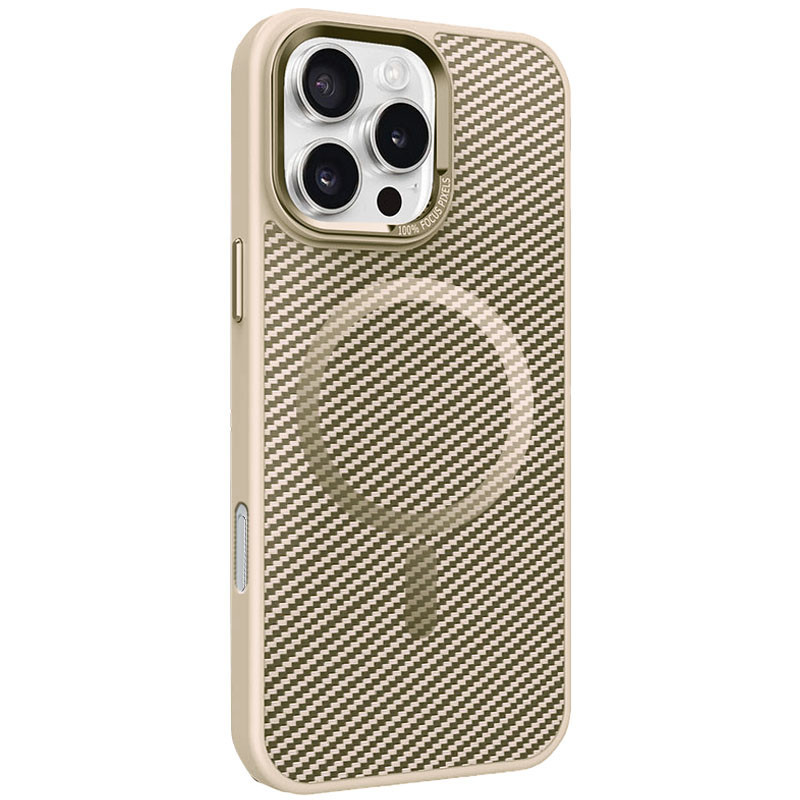 Чехол TPU+PC Carbon Mirage with MagSafe для Apple iPhone 16 Pro (6.3") Херсон - изображение 1