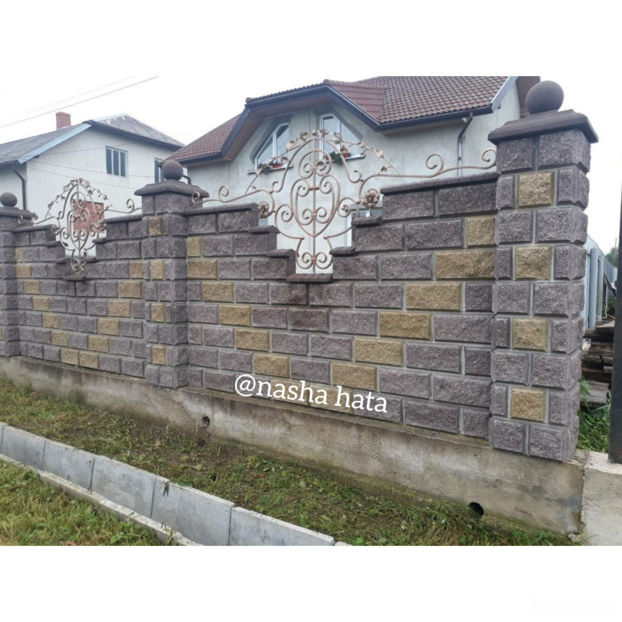 Паркан із блоку декоративного Тернопіль - зображення 11