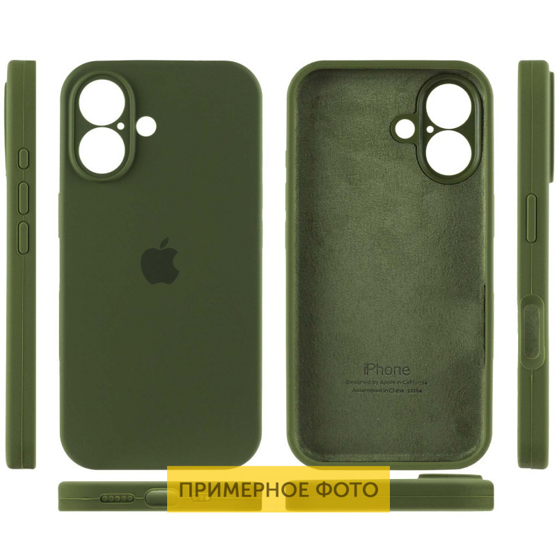 Чехол Silicone Case Full Camera Protective (AA) для Apple iPhone 16 Plus (6.7") Херсон - изображение 4