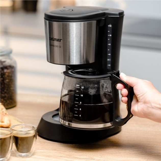 Кофеварка капельная ZELMER ZCM1200 680 Вт черная Киев - изображение 5