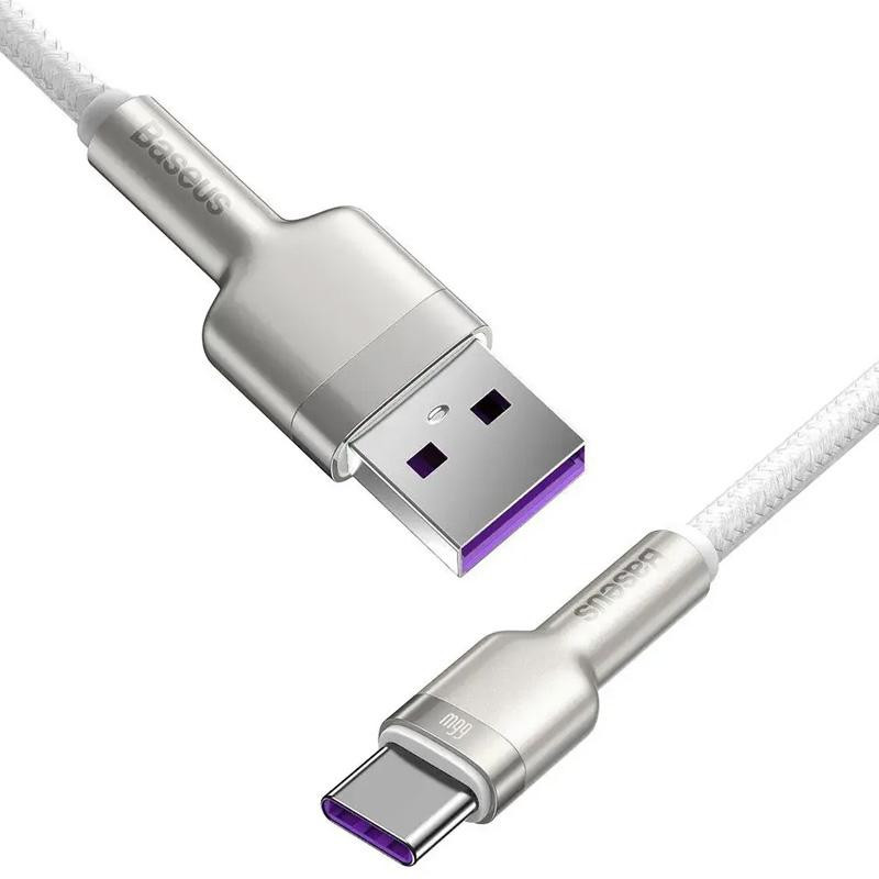 Уценка Дата кабель Baseus Cafule Metal Data USB to Type-C 66W (2m) (CAKF0002) Херсон - зображення 3