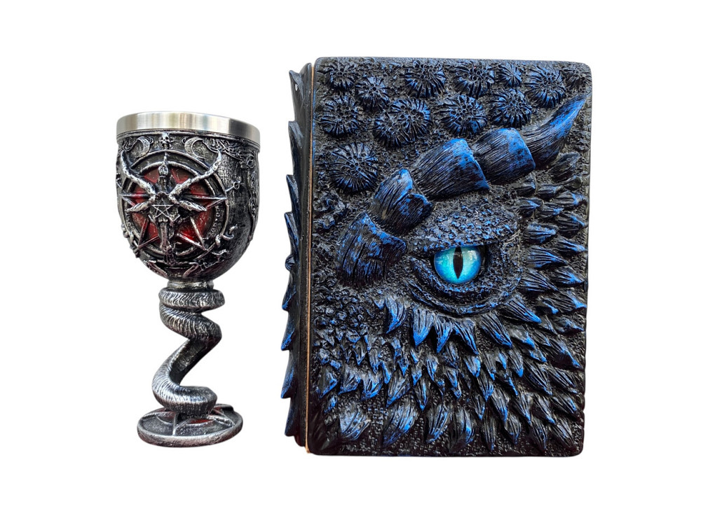Подарочный набор Бокал 3 Бафомет и Блокнот 3 «Книга теней и Глубин» Київ - зображення 3