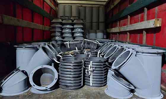 Фланцы самотечные круглого сечения диаметр 300 , фланцы на зернопровода Київ