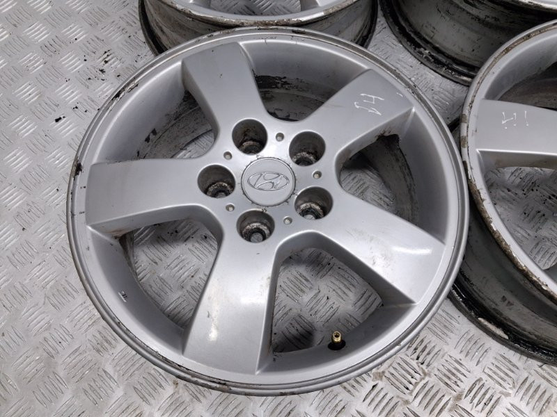 Диски титан комплект R16 Hyundai Tucson JM 2.0 БЕНЗИН G4GC 2004 (б/у) Киев - изображение 8