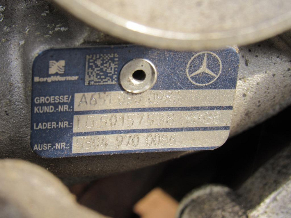 Турбина Mercedes Sprinter 2.2 Bi turbo 2011-2019 (A6510905080) Ковель - изображение 5
