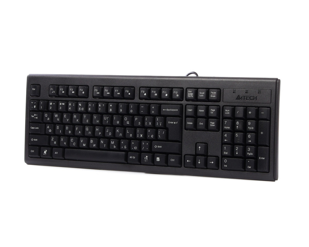 Клавиатура компьютерная проводная A4Tech KM-720USB(Black) черная Київ - зображення 2