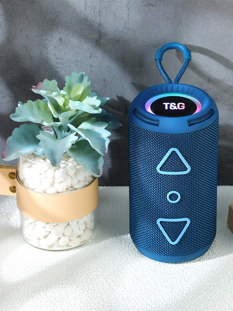 Колонка портативная Bluetooth T&G TG656 blue синяя Київ - зображення 7