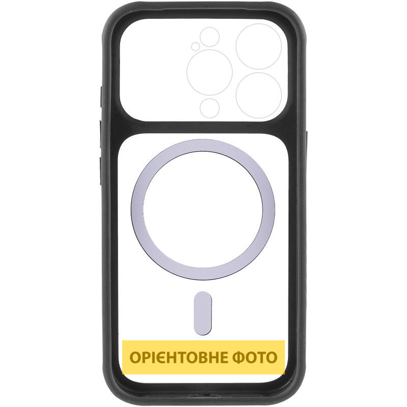 Чехол TPU+PC GETMAN Moon Clear with MagSafe для Apple iPhone 15 Pro (6.1") Херсон - зображення 6