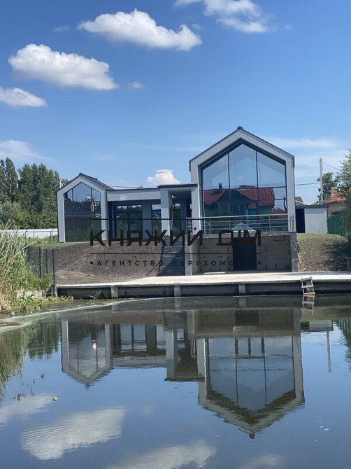 Авторський BarnHouse на першій лінії Дніпра | Власний пірс | Закрита резиденція в Таценках Київ - зображення 1