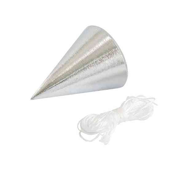 Отвес строительный MASTERTOOL металлический конусный 300 г шнур L 5 м 30-0602 Харьков