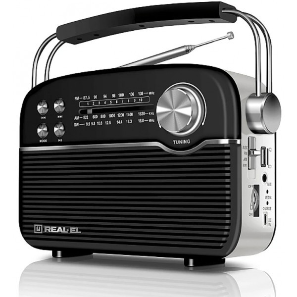 Радіоприймач REAL-EL X-545 Black (EL121800005) (Код товару:36528) Харків - зображення 3