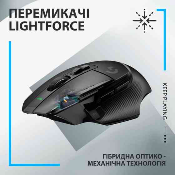 Мышь компьютерная безпроводная Logitech G502 X Lightspeed Wireless Black L910-006180 черная Киев