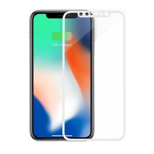 Захисне скло Apple iPhone X/XS White (Код товару:8729) Харків - зображення 1