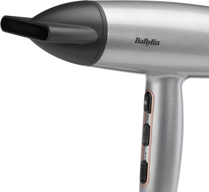 Фен Babyliss D580DE 2100 Вт серебристый Київ - зображення 5